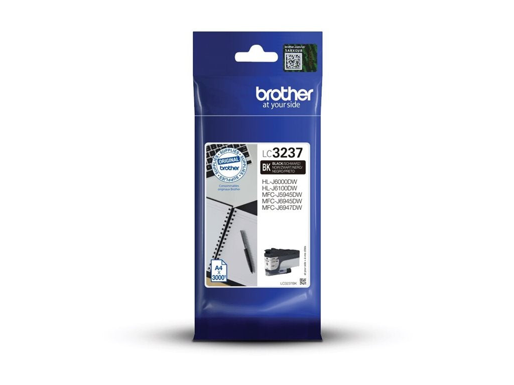 Test approfondi : BROTHER LC-3237BK Black Ink 3000 pages