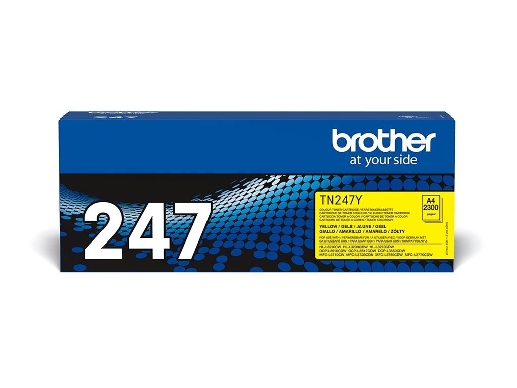 BROTHER TN247Y Toner jaune haute capacité de 2300 pages pour Hl-L32xx DCP-L35xx MFC-L37xx : Points forts et limites