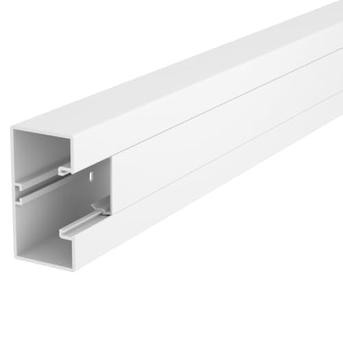 OBO GOULOTTE RAPID 45-2 GK 100x53 PVC - 1 compartiment blanc - 2 m
