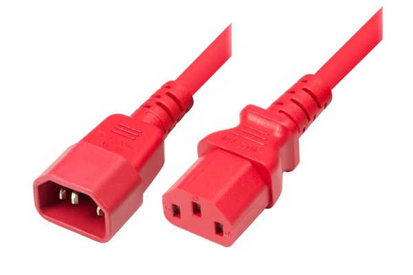 Mon verdict sur Rallonge d alimentation C14 / C13 rouge - 1,8 m