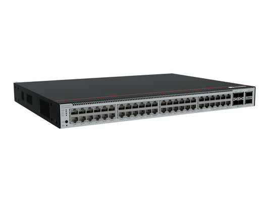 HUAWEI S5755-H48UTM4X4Y2C-T 36x10/100/1000BASE-T ports 12x100M/1/2.5/5/10GBASE-T ports 4x10GE SFP+ ports 4x25GE SFP28 ports 2x100GE