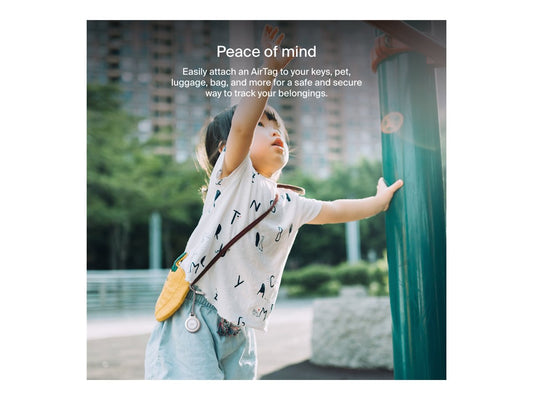 BELKIN Airtag Protection avec Cordon Blanc