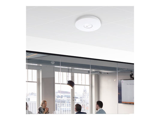 TP-LINK AX5400 Ceiling Mount Dual-Band Wi-Fi 6 Access Point 1x2.5Gbps RJ45 Port 574Mbps at 2.4GHz + 4804Mbps at 5GHz 802.3at POE