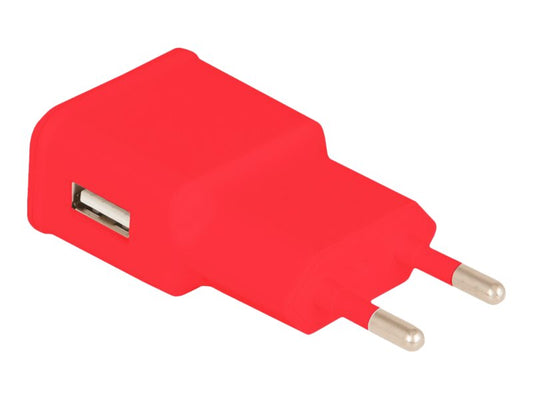 URBAN FACTORY CHARGEUR SECTEUR USB EU 2.1A ROUGE