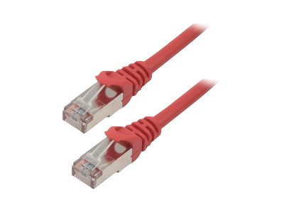 MCL Câble réseau RJ45 cuivre CAT 6 S/FTP - 2m Rouge