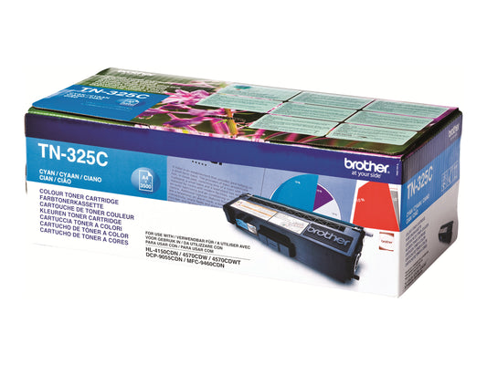 BROTHER TN-325 cartouche de toner cyan capacité standard 3.500 pages pack de 1