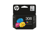 HP 308 Tri-color Original Ink Cartridge
