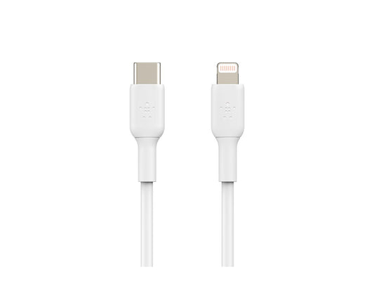 BELKIN BOOST CHARGE USB-C to Lightning Cable PVC 1M White