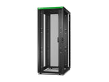 APC Easy Rack 42Ux800x1200 with Roof castors feet and 4Brackets No Side panels Bottom black