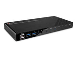 LINDY KVM Switch HDMI 4K60 USB 3.0 & Audio 4 Port