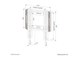 NEOMOUNTS WL30-550BL12 Support pour écran mural 24-65p - ultra-plat - installation facile