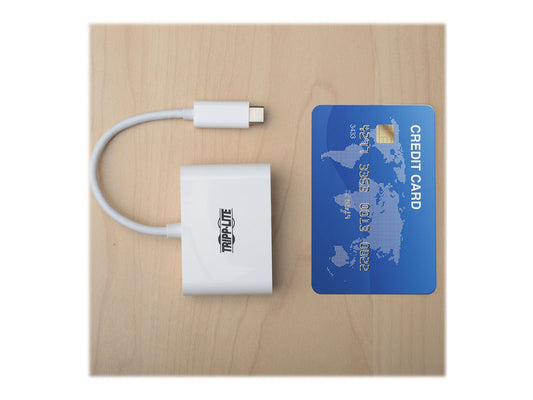 EATON TRIPPLITE USB-C to HDMI Adapter with USB-A Port and PD Charging HDCP White