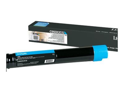 LEXMARK C950 cartouche de toner cyan capacité standard 24.000 pages pack de 1