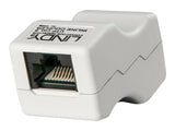 LINDY RJ45 UTP Line Coupler Cat.6 Plastic Case unshielded