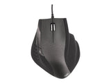 TNB ERGO Line Wired Ergonomic Mouse Black Optimized Design For Comfortable Use