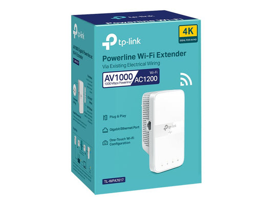 TP-LINK AV1000 Gigabit Powerline AC1200 Wi-Fi Extender (1 CPL)