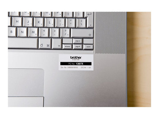 BROTHER 5x HG251 tape cassette 24mmx8m white black laminate for P-touch P500PC 9700PC 9800PCN RL700S PK OF 5