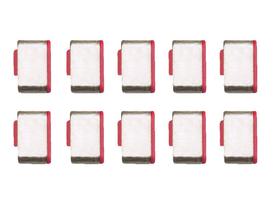 LINDY USB Type C Port Blockers Pack of 10 Red
