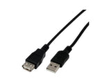 MCL Rallonge USB 2.0 type A mâle / femelle - 5m Noir (P)