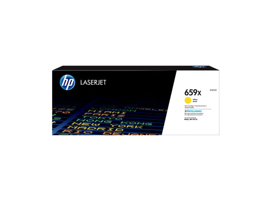 HP 659X High Yield Yellow Original LaserJet Toner Cartridge