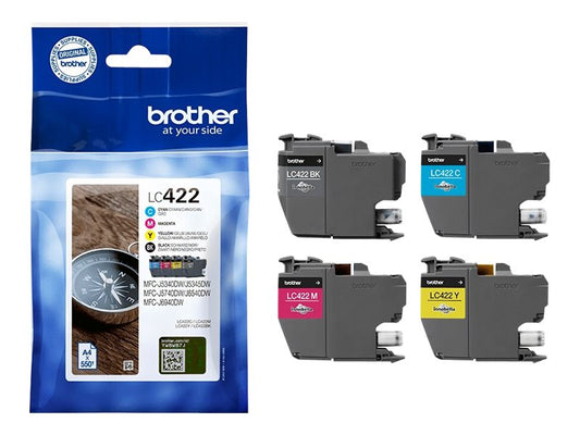 BROTHER LC422VAL Ink Cartridge For BH19M/B Compatible with MFC-J5340DW MFC-J5740DW MFC-J6540DW MFC-J6940DW 550/550 pages