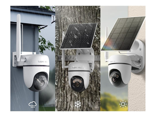 TP-LINK Solar-Powered Pan/Tilt 4G LTE Security Camera Kit
