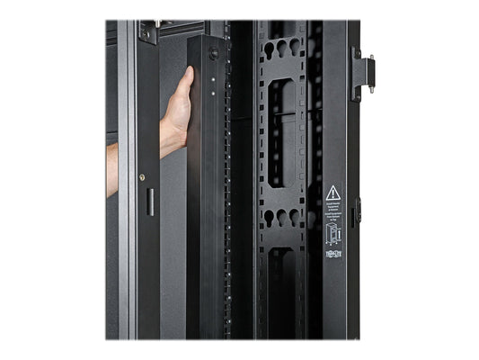 EATON TRIPPLITE 42U SmartRack Extra-Deep Server Rack 48p 1219mm Depth Doors & Side Panels Included