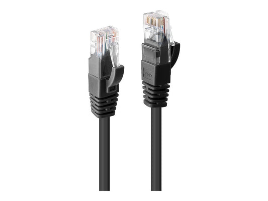 LINDY Cat.6 UTP Cable Black 7.5m