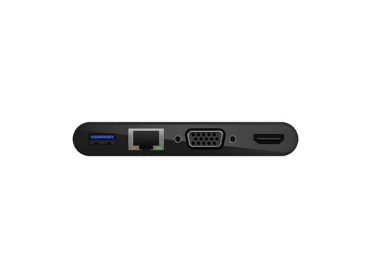 BELKIN Adaptateur Hub USB-C HDMI VGA RJ45 100w PD