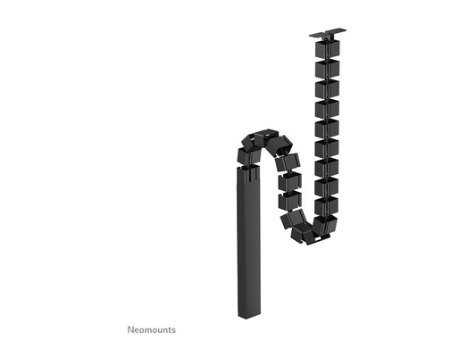 NEOMOUNTS Cable Spine Organizer for sit/stand desk frames screw mounted magnetic channel black