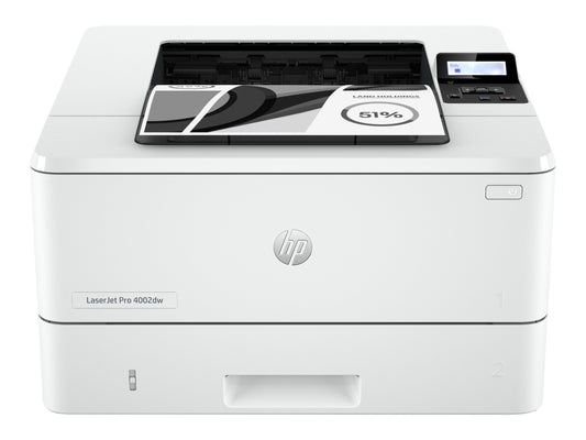 HP LaserJet Pro 4002dw Printer Mono Duplex laser A4 4800x600dpi 40ppm 350sheets USB LAN Bluetooth Wi-Fi