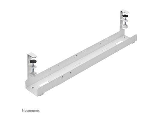 NEOMOUNTS Cable Management Tray max 5kg. clamp-on design universal white