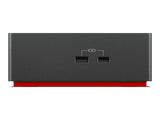 LENOVO ThinkPad Universal USB-C Dock - Station d accueil - USB-C - HDMI 2 x DP - GigE - 90 Watt - ThinkRed
