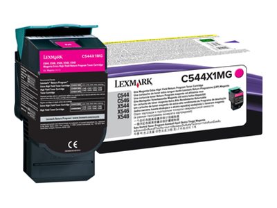 LEXMARK C54X, X54x cartouche de toner magenta très haute capacité 4.000 pages pack de 1 retour programme