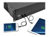 EATON TRIPPLITE 16-Port USB Charging Station with Syncing 230V 5V 40A 200W USB Charger Output 2U Rack-Mount