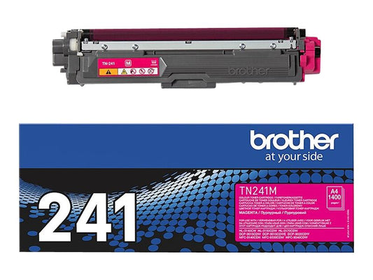 BROTHER TN241M HL-3140CW/3150CDW/3170CDW cartouche de toner magenta capacité standard 1.400 pages pack de 1