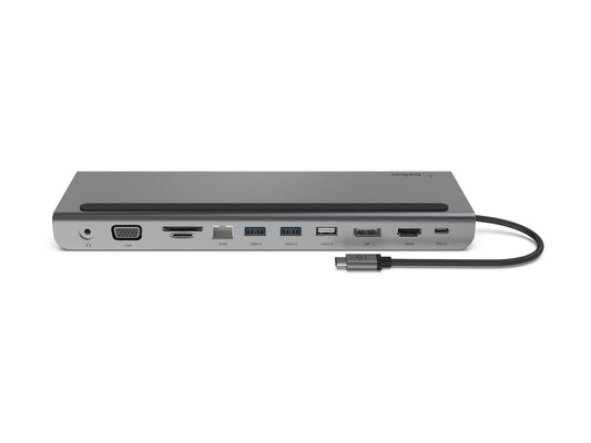 BELKIN Station daccueil USB-C Docking 2 écrans HDMI DP VGA 100W PD