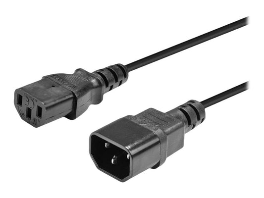 LINDY 0.5m IEC C14 to IEC C13 Mains Cable