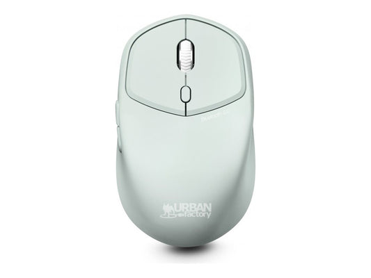 URBAN FACTORY Onlee Color Ambidextrous Mouse 1600Dpi Bluetooth 5.0 - Pale Green