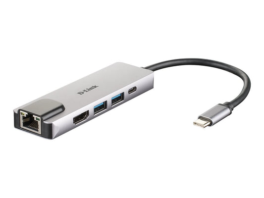 D-LINK USB-C 5-en-1 HDMI charging