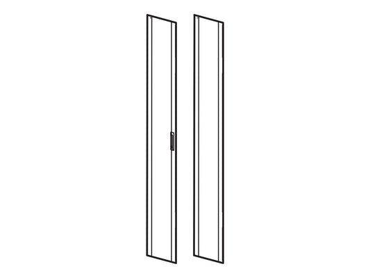 APC NetShelter SX 42U 600mm Wide Perforated Split Doors Grey