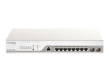 D-LINK Nuclias Cloud Switch Smart+ L2 with 1year Free License 8 Gigabit PoE/PoE+ & 2 SFP ports PoE budget 130
