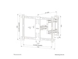 NEOMOUNTS WL40S-850BL16 Support pour écran mural 40-70p - orientable - installation rapide