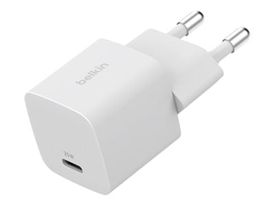 BELKIN 25W USBC PD WALL CHARGER WITH PPS WHITE