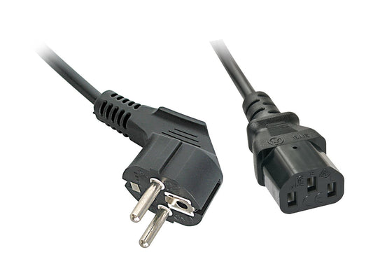 LINDY IEC-Mains lead 5m Schuko 2 Pin Plug to IEC C13