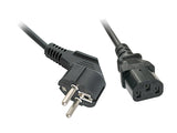 LINDY IEC-Mains lead 5m Schuko 2 Pin Plug to IEC C13