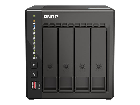 QNAP TS-453E NAS Tower Ethernet/LAN Noir J6412