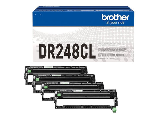 BROTHER DR248CL DRUM PACK FOR FCL 1x BK/C/M/Y Prints 15.000 pages