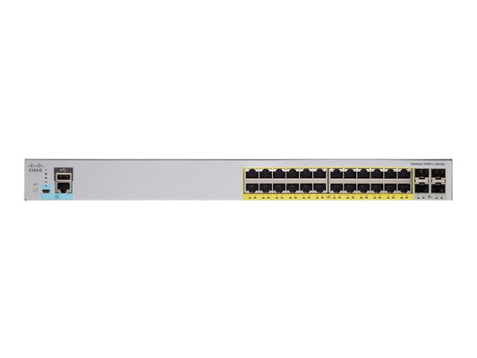 CISCO Catalyst 2960L 24 port GigE 4 x 10G SFP+ LAN Lite (P)