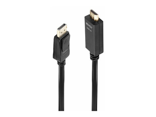 LINDY Câble DisplayPort vers HDMI 4K30 DP:passif 2m